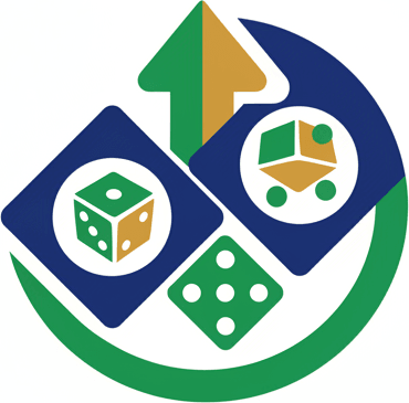 Стилизованный логотип компании Город М Гейм, азартные игры и сабвуферы, чистый дизайн.