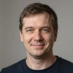 Портрет Дмитрия Кравцова, участника зимнего роллер-вело ориентирования в городе от команды Город М Гейм